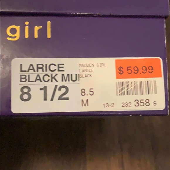 Madden Girl black sparkly heels 8.5 - Picture 7 of 7